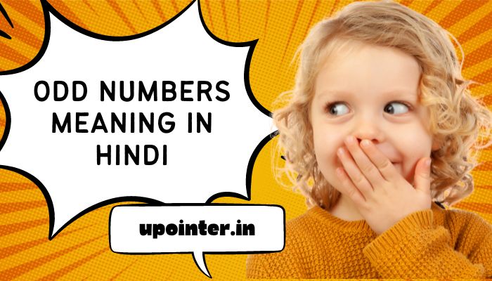 Odd Numbers Meaning In Hindi