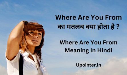 Where Are You From Meaning In Hindi