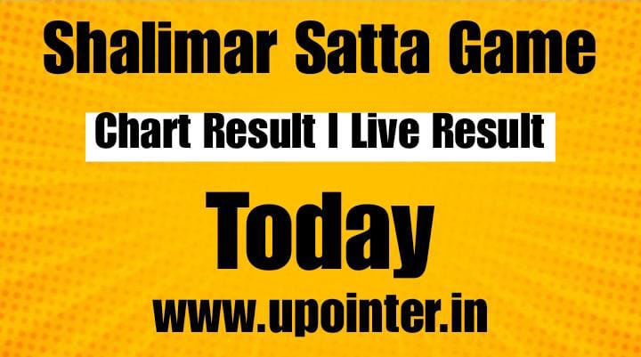 Shalimar Satta King | Shalimar Satta Chart Result
